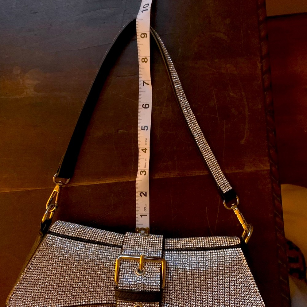 🎉 🥂 🍾Elegant Rhinestone Silver Women's Handbag - Picture 2 of 14